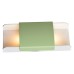 Επιτοίχια απλίκα LED 12W 3000K θερμό φως από αλουμίνιο σε άσπρο-πράσινο | Aca | ZD808712LEDGW